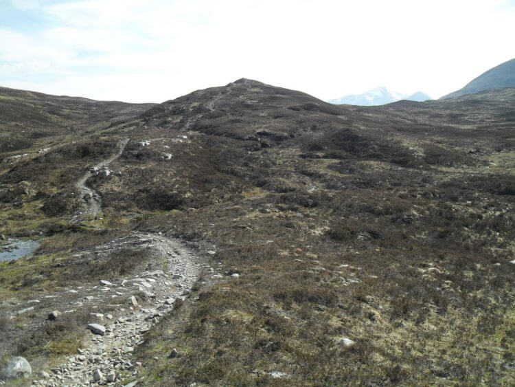 Blick zurück auf den Lairig Leacach Pass